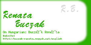 renata buczak business card